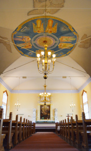 Urjalan kirkko sisäkuva